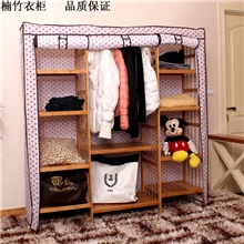 厂家直销供应梦飞竹木三开创意衣帽架田园衣帽架批发