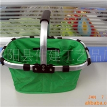 供应【厂家直销】【质优价廉】折叠购物篮子环保可折叠