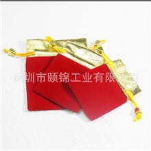 小巧精致绒布袋印刷各种LOGO图案绒布袋