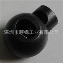 伸拉弹簧扣塑胶扣尼龙扣黑色扣子