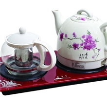 益身王牌陶瓷电热水壶电热水壶套装紫砂热水壶礼品