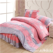 百汇厂家直销钻石绒平纹四件套单件床单含有录音供应展销会