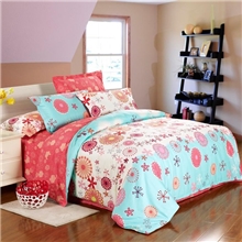 全棉半活性印花斜纹棉床上用品四件套厂家直供网销专供特价批发