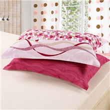 批发6.5元1对钻石绒平纹印花韩式信封式枕套枕头套48*74CM