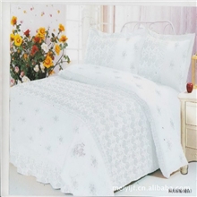 批发床上用品贡缎提花绣花纯棉四件套礼品加工