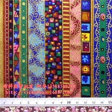 民族风条子布料箱包手袋桌布台布工艺品装饰用布料现货批发