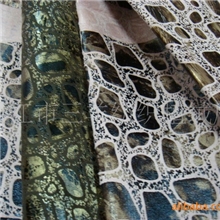 鞋面料（麂皮绒烫金复合毛毡）