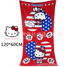 迪士尼外贸/卡通浴巾儿童浴巾/纯棉割绒浴巾浴巾批发/120*60