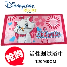 抢~混批迪士尼外贸卡通浴巾120*60纯棉割绒浴巾儿童浴巾特价