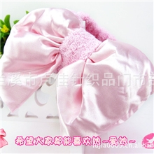 抢~全棉无捻束发带粉色蝴蝶结蝴蝶结发带发箍髮帶混批