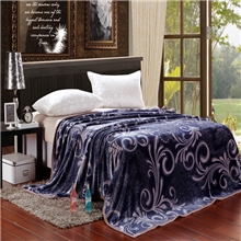 厂家直销南通至娜家纺350加厚克冰貂绒毯毛毯批发现货供应