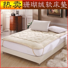 厂家直销水洗床护垫批发热销珊瑚绒床垫利阁珊瑚绒床垫