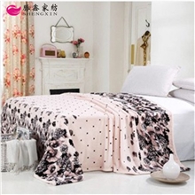 厂家直销特厚保暖四季适用印花冰貂绒毛毯QQ122179382
