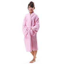 2013爆款/粉红色/加厚珊瑚绒浴袍，秋冬季睡袍/睡衣，家居服