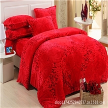 法兰绒床上四件套批发珊瑚绒床上用品现货供应夏氏布业