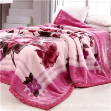 厂家供应优质双层拉舍尔毛毯。规格：180*220.重量3.5公斤