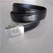 批发制式内腰带保安police自动扣皮带3521男士打孔皮带