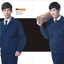 牛仔工作服长袖牛仔工作服劳保牛仔工作服现货批发牛仔工作服