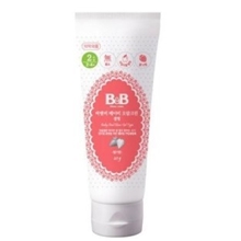 韩国B&B/bb可食儿童牙膏无氟草莓（40克）保宁可吞咽牙膏2-4岁
