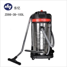 工厂KTV酒店车间仓库粉尘工业吸尘器3电机3000W东亿ZD98-3B-100L