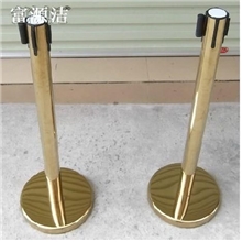 批发不锈钢围栏栏杆座伸缩带隔离带一米线2米线大堂围栏带