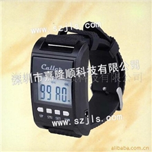 超薄液晶显示手表无线呼叫器铃