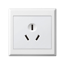 供应工程家用阻燃PC开关面板86型16A空调专用大功率墙壁插座