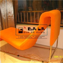 广东样板房家具家具定制休闲躺椅休闲椅定做酒店套房家具