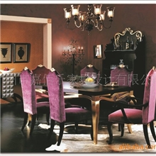 实木餐桌实木家具餐饮家具美式餐桌实木家具批发