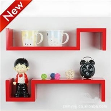 梦雅园新品电视背景墙装饰/墙壁架/搁板/壁挂/S型搁板