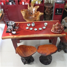 福建大板红花梨商务实木大板公司会议桌实木餐桌茶海可订做