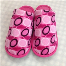 厂家直供居家时尚格子圆圈棉拖地板拖撞色糖果情侣13新款拖鞋