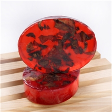 厂家直销优质玫瑰精油皂天然带花瓣手工皂批发OEM定制代工