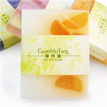观木堂水果香皂甜橙香型控油美白天然手工精油皂