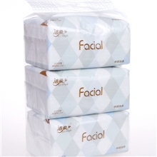 批发供应洁柔布艺200抽抽取式面巾JR022
