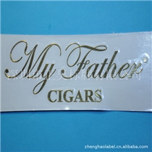 电铸厂专业生产电铸商标,薄金属字商标闪光字自贴标签