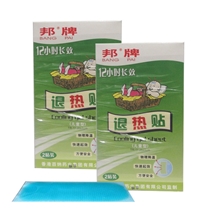 批发退热贴小儿退烧退热贴退热贴凝胶2片装降温冰凉贴