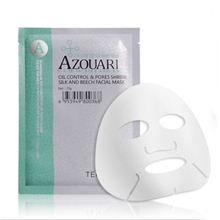 阿祖啦控油收缩毛孔蚕丝面膜单片装补水保湿抗痘祛痘面膜