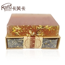 批发卡芙卡洋甘菊精油手工皂100g修复保湿抗敏修复红血丝去角质