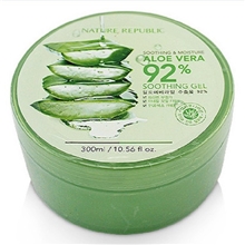 韩国化妆正品批发自然乐园芦荟胶完美凝乳补水晒后修复面膜/霜