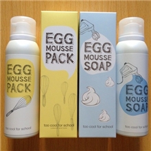 张馨予推荐toocoolforschool鸡蛋保湿摩丝面膜鸡蛋洗面奶