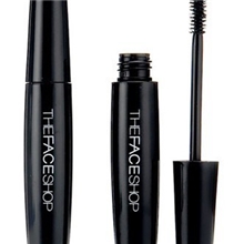 爆款TheFaceShop菲诗小铺黑杆大肚子睫毛膏1#拉长2#浓密