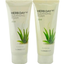 菲诗小铺/TheFaceShopHERB芦荟洗面奶韩国化妆品正品批发