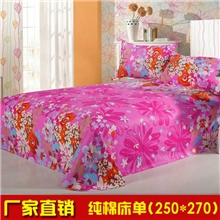 厂家直销时尚纯棉床单被单批发全棉四件套批发支持订做厂家直销