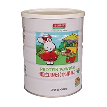 汤臣倍健儿童蛋白质粉600g水果味儿童成长必备补充蛋白质