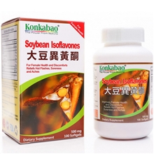 konkabao美国原装进口康佳宝大豆异黄酮100粒卵巢保养天然雌激素