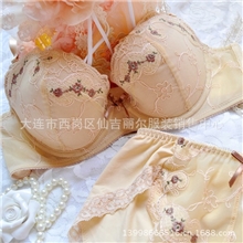 原单日单性感内衣文胸套装批发可混批肤色刺绣罩杯胸罩厂价直销