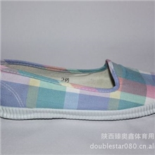 正品双星淑女晨练帆布休闲女鞋工作鞋透气吸汗软底棉布面