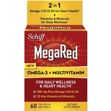 SchiffMegaRed南极磷虾油美国原装DHA虾青素磷脂欧米伽3