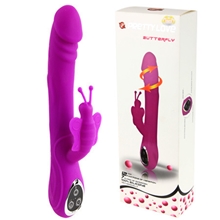 百乐成人用品成人情趣用品多频触控双电机充电按摩棒014107-1